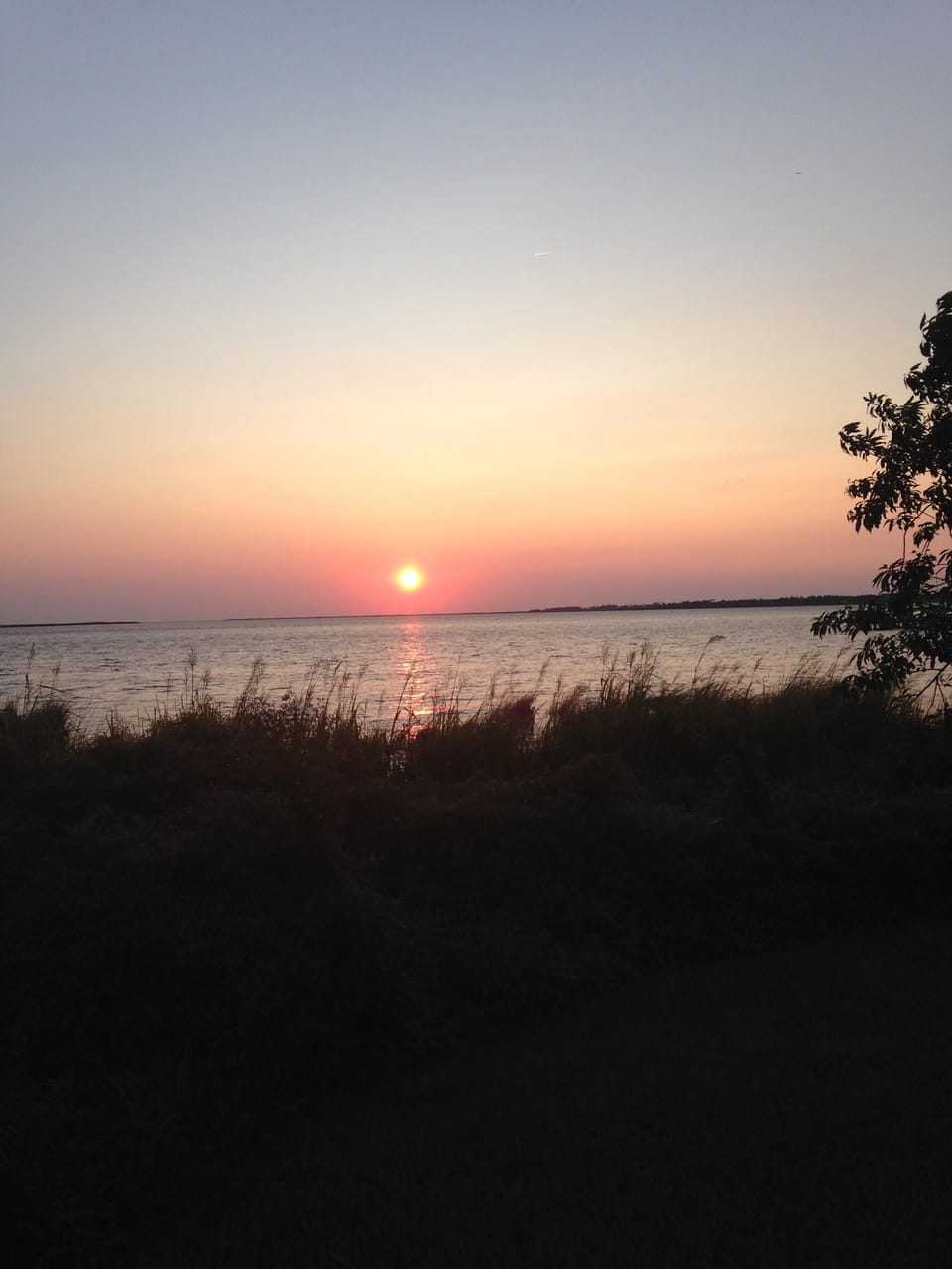 Sunset on the sound