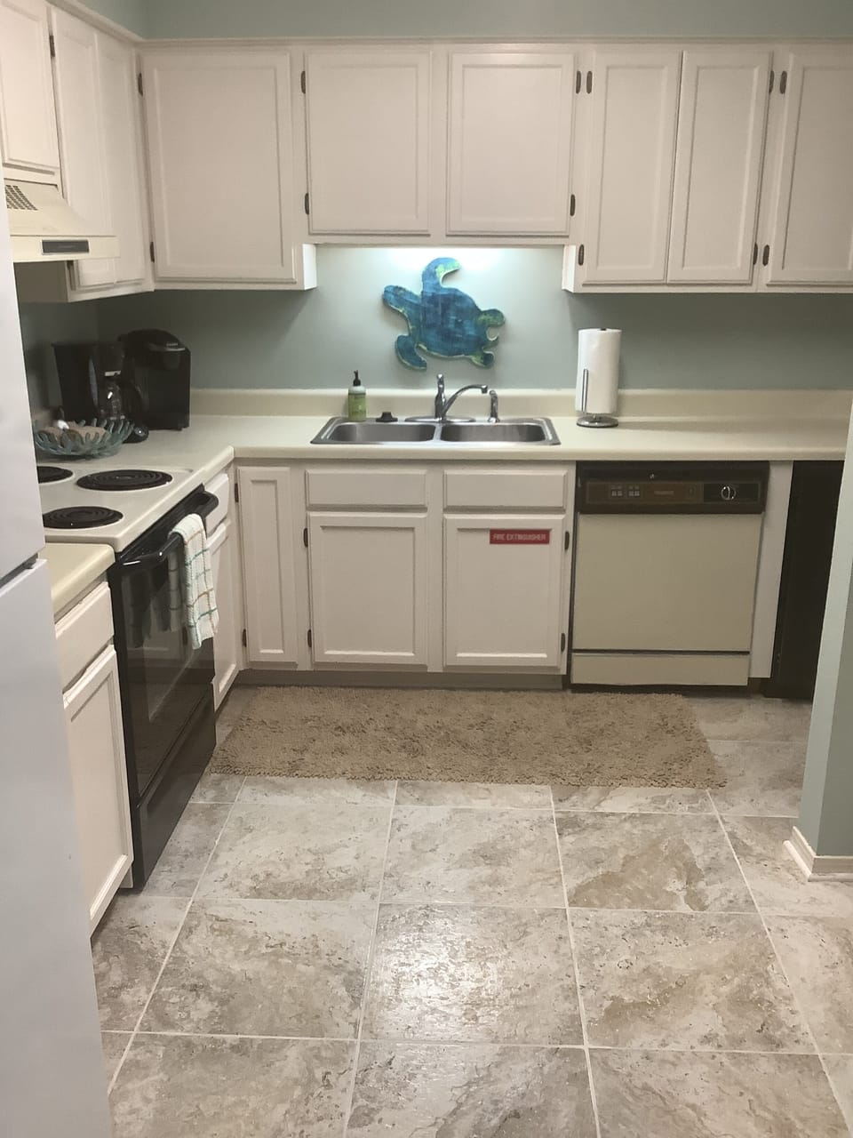 Fully stocked kitchen