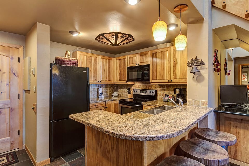 Fully stocked kitchen