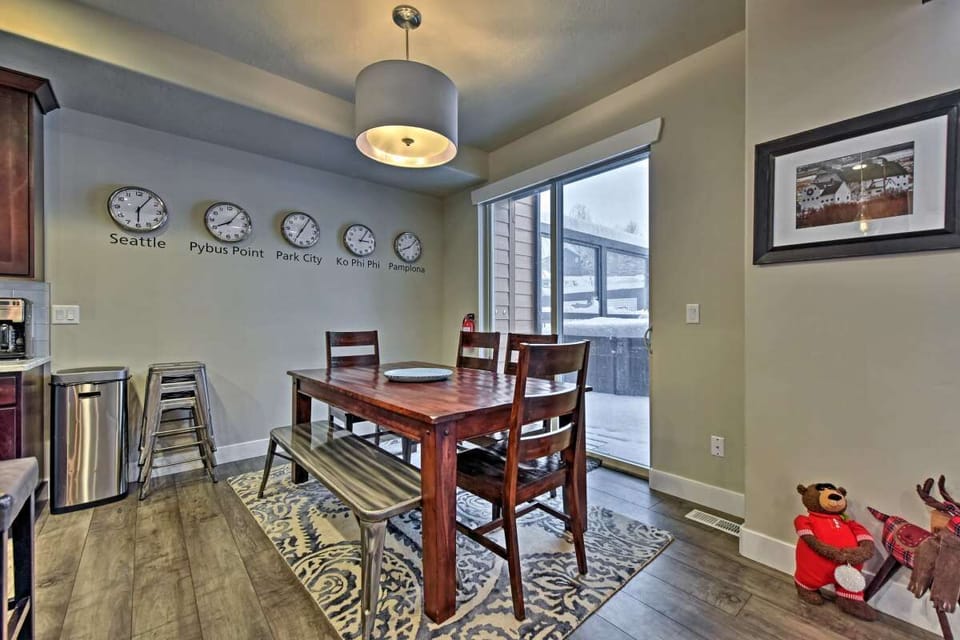 dining room table seats 8 plus island w/ extra seating for large parties