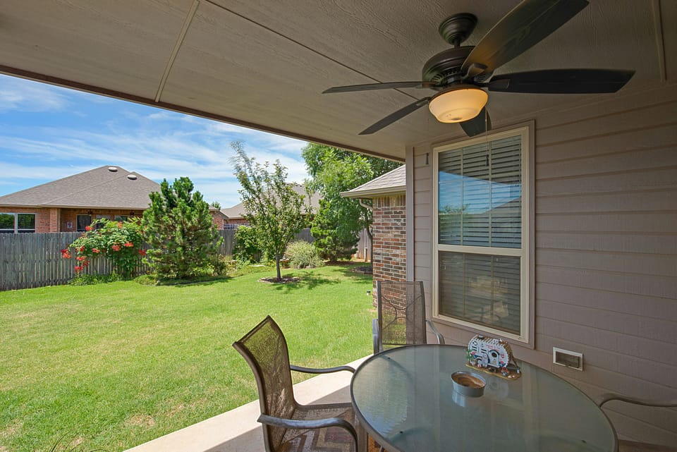 Covered patio