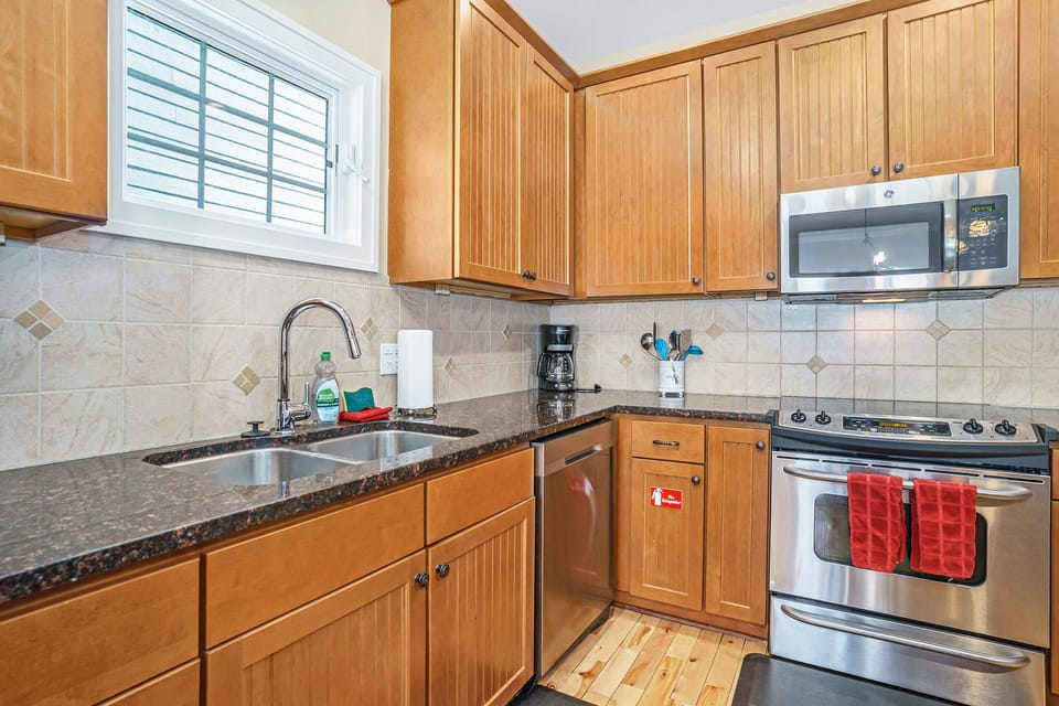 Beautiful Kitchen with Stainless Steel Appliances 