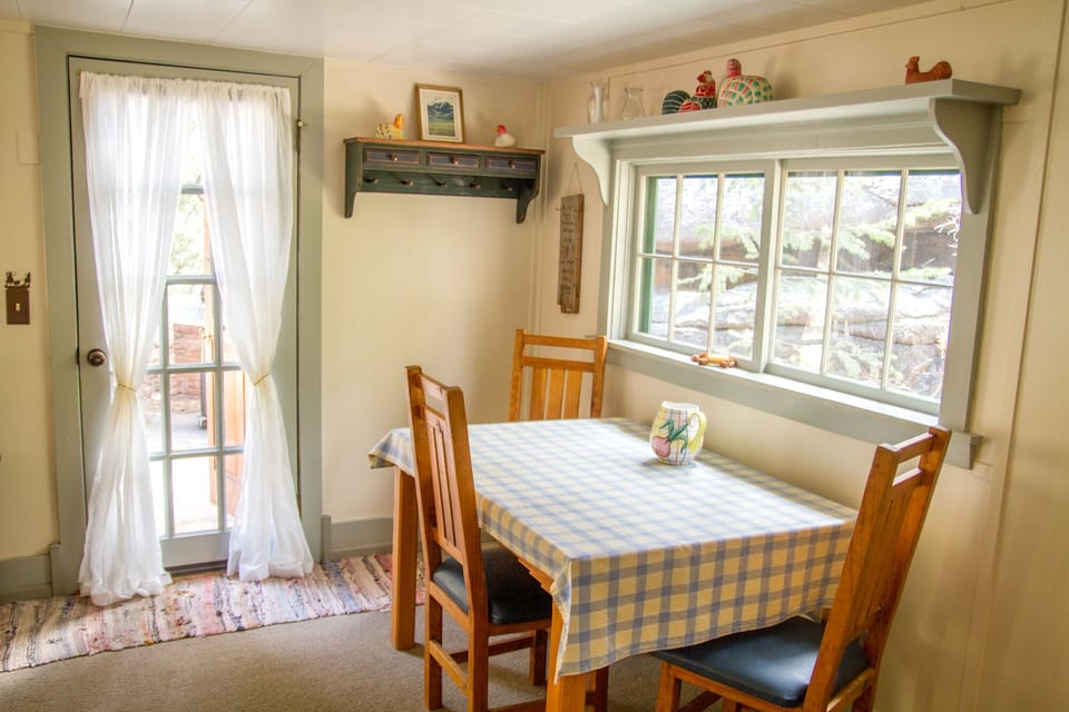 Dining Area adjacent to kitchen and Patio with a grill!