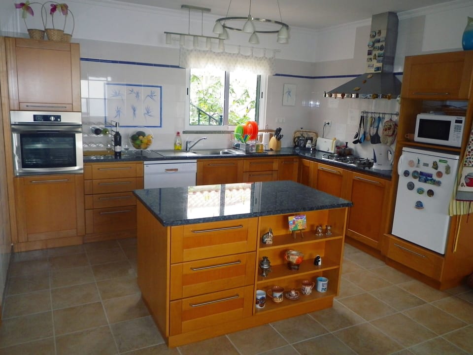 Kitchen, well-equipped and modern Kitchen.