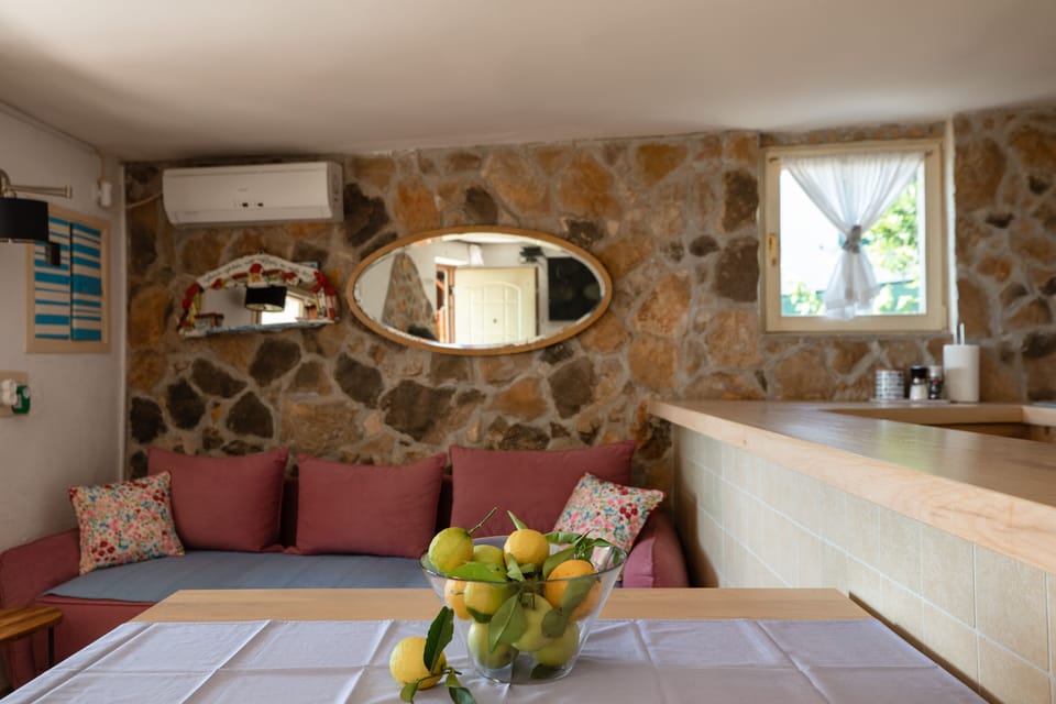 Dining area and sofa