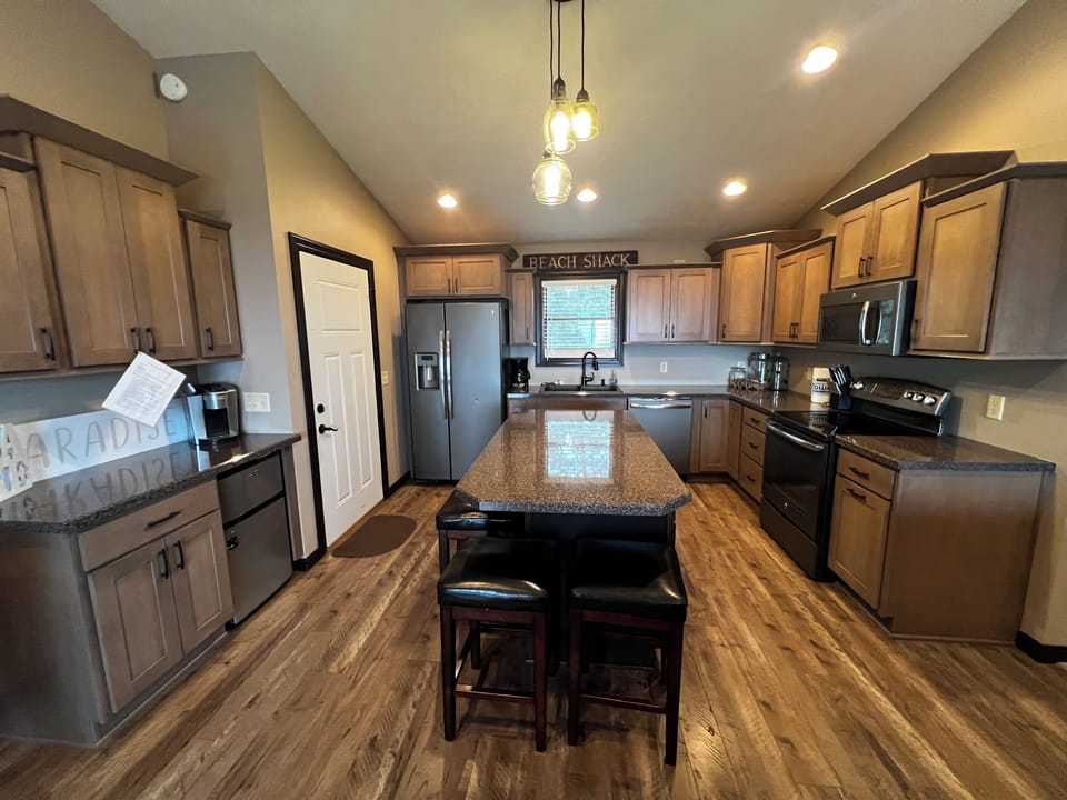 Large fully stocked kitchen