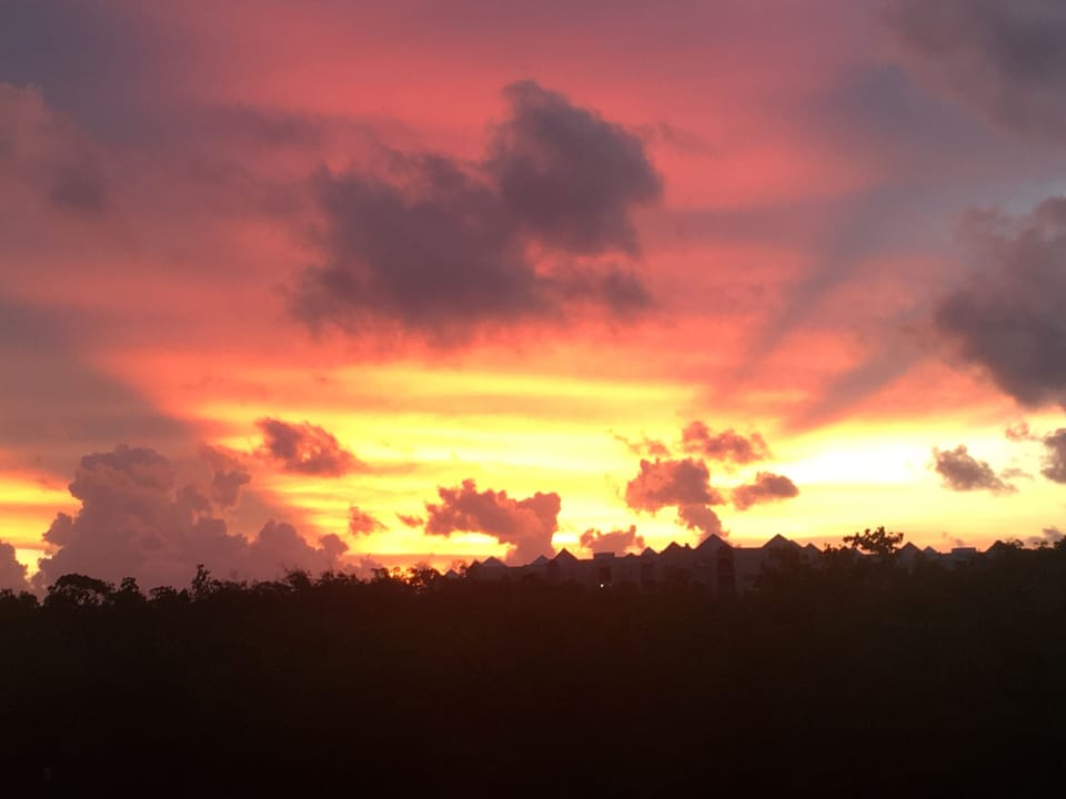Sunrise from our patio