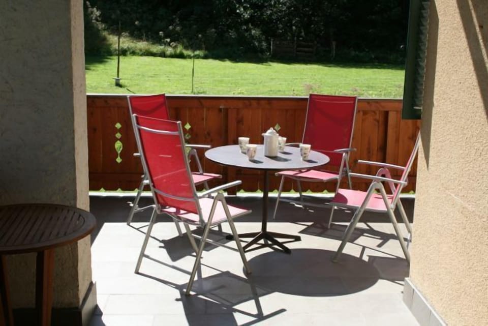 Smaller balcony for morning sun...or indeed, much needed shade on a summer day!
