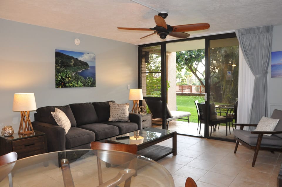 Ground Level - Walk Out to Tropical Grounds, Pool and Beach