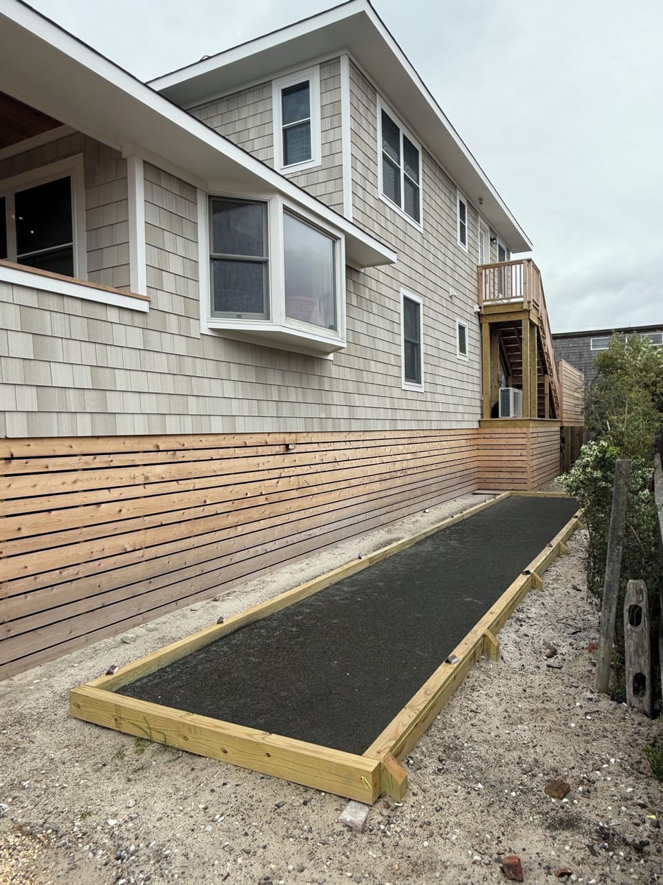 NEW! Bocce court on the south side of the house. 