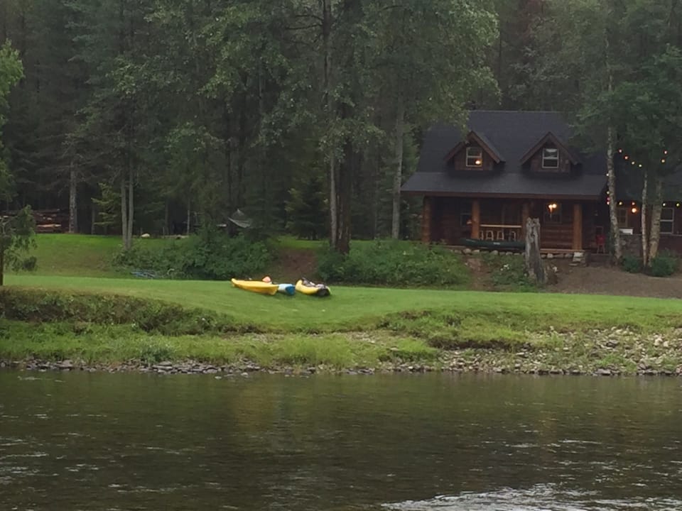 View from across the river