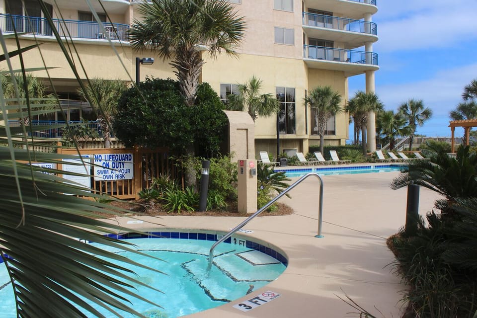 Beautiful private pool area