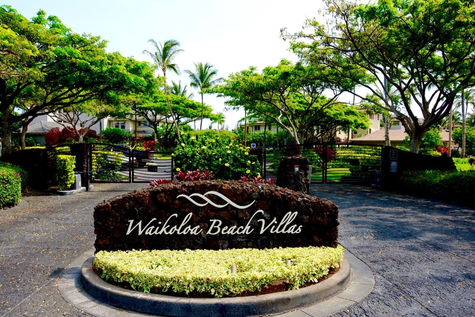Gated entrance to your private paradise
