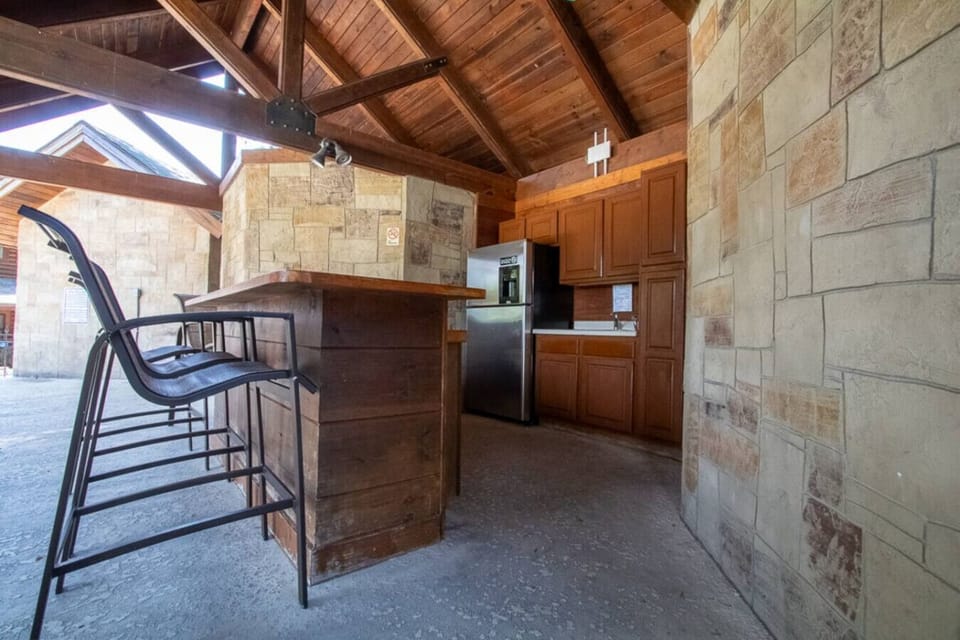 Outdoor resort kitchen and dining