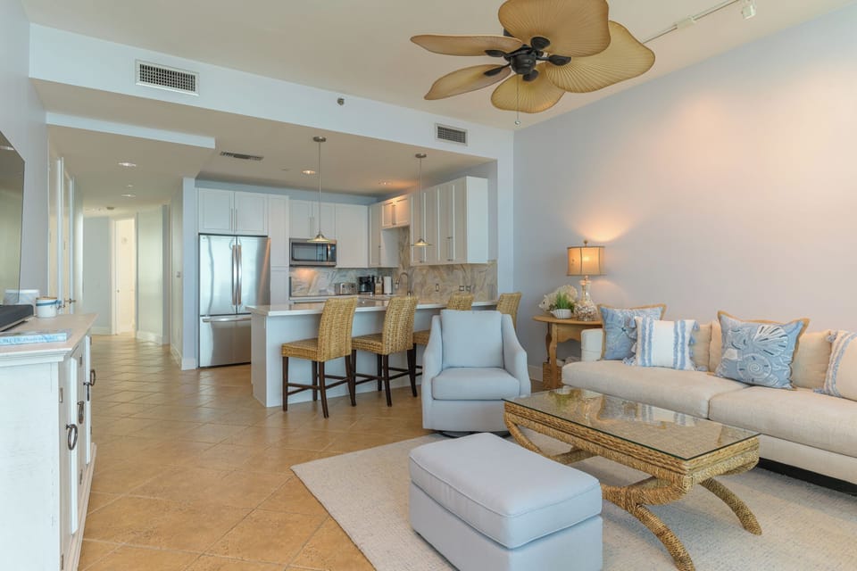 Living Room and open Kitchen