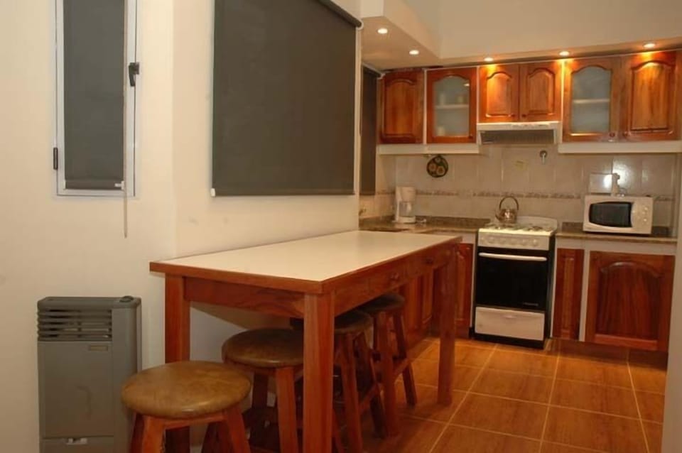 Kitchen and eating area