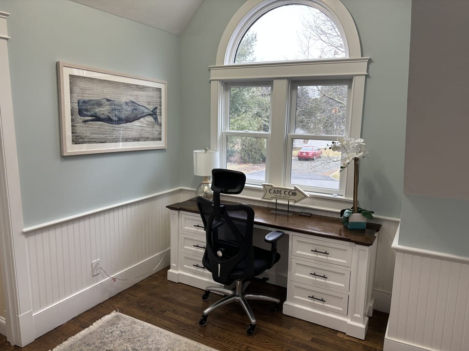 Office area outside of Master BR if you must work while on vacation