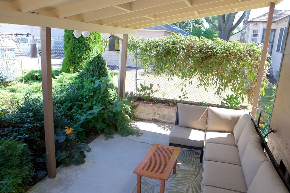 Back private patio.