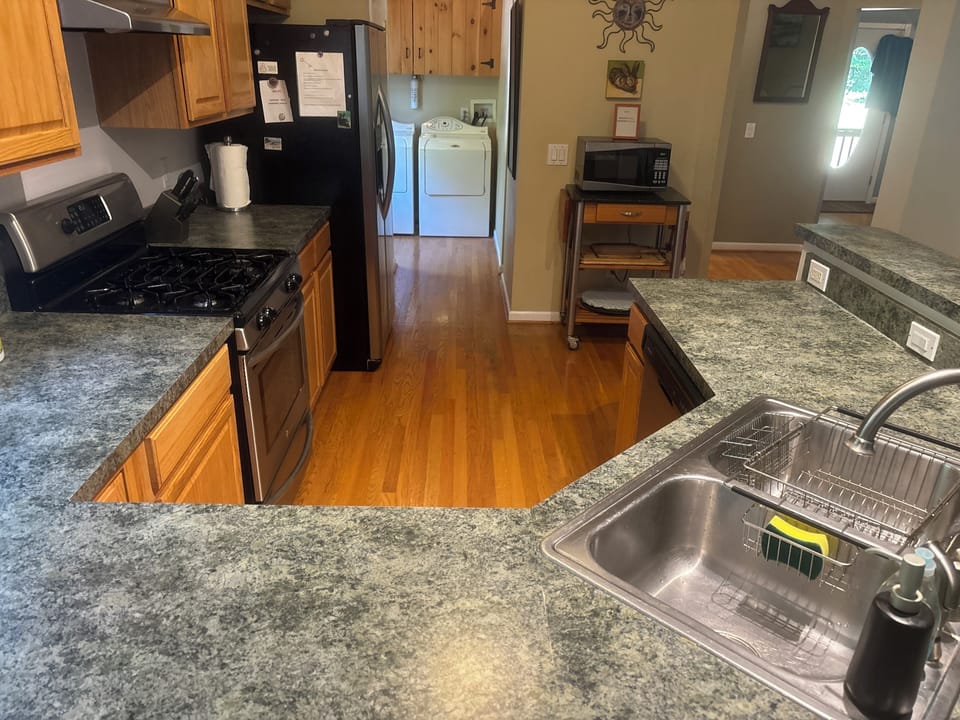kitchen looking toward laundry room