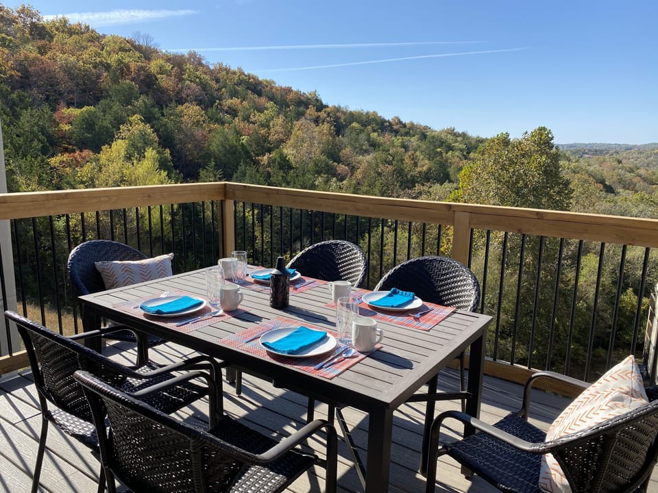 Enjoy expansive views from the large, updated deck.