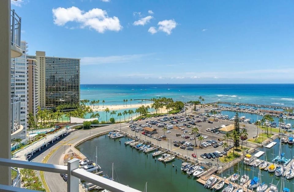 View from unit toward the lagoon 