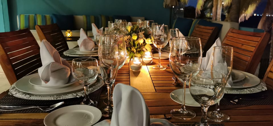 Villa Dzul Ha dinning experience.