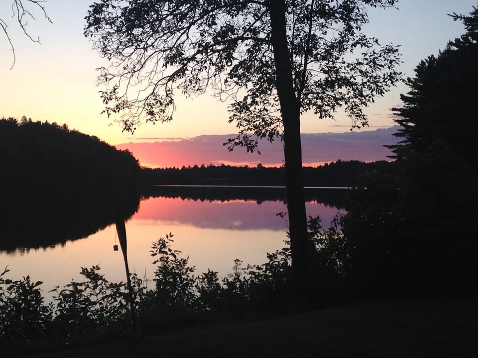 Beautiful Sunset view off the deck