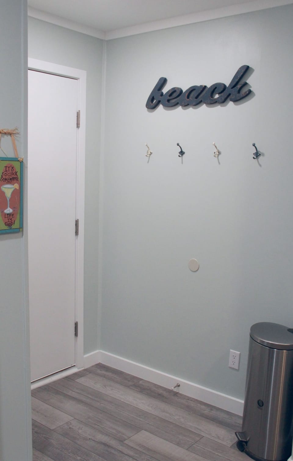 Villa Foyer with Hooks for Hanging
