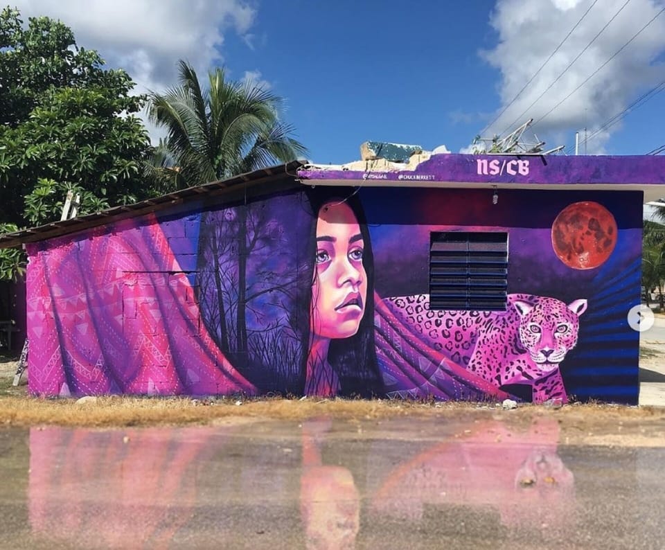 In Nov 2018, 120+ artists covered the town in murals to become a "Pueblo Magico"