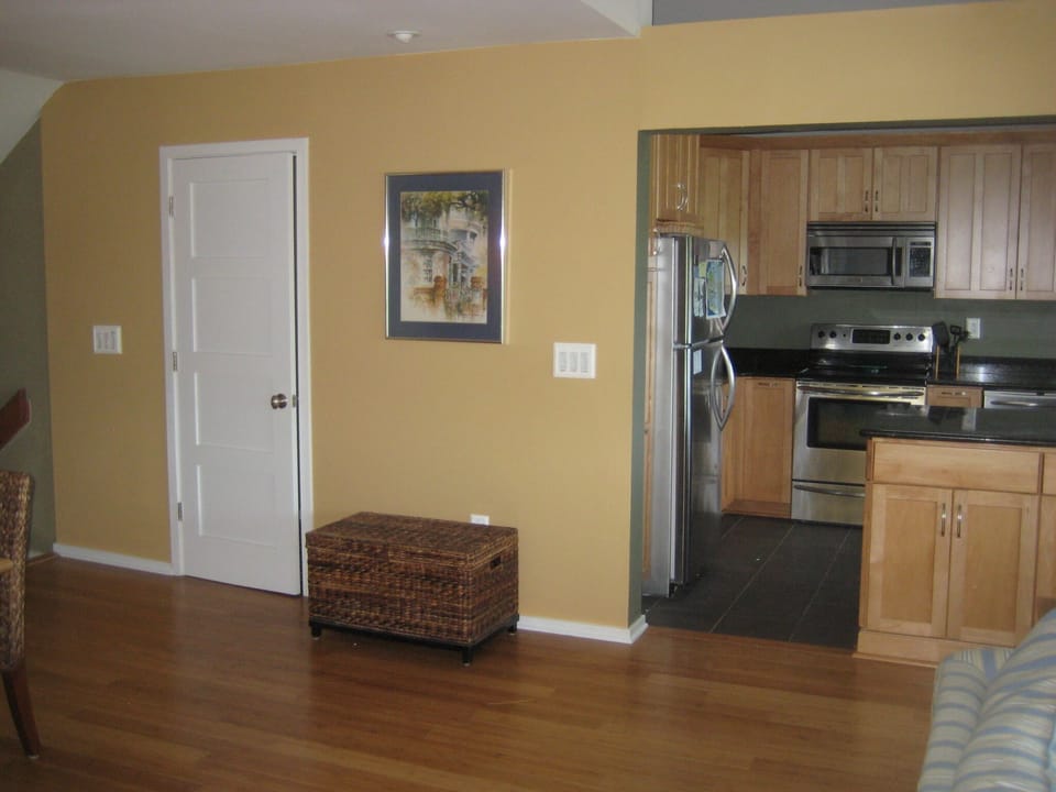 Half bath and kitchen