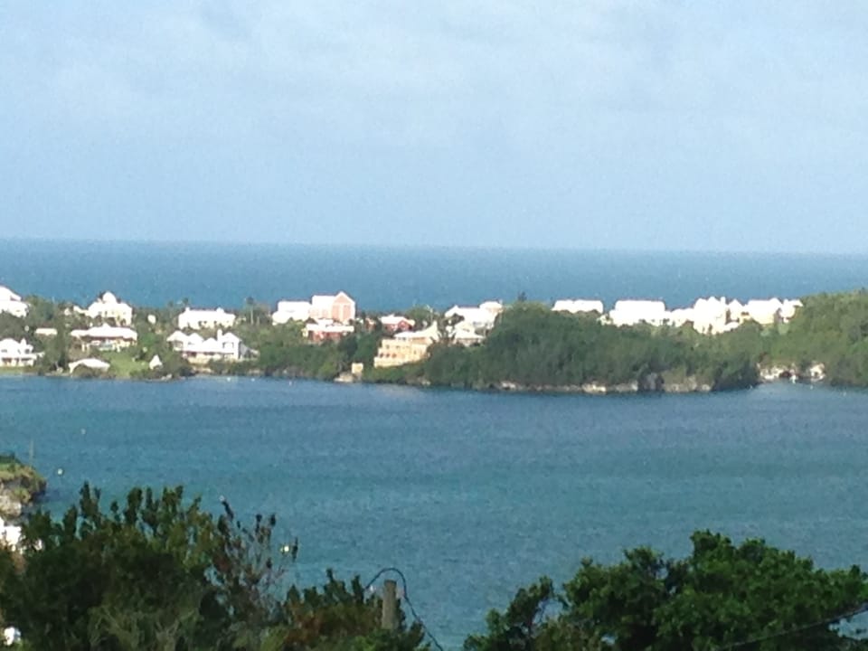 Harrington Sound and North Shore View from the garden