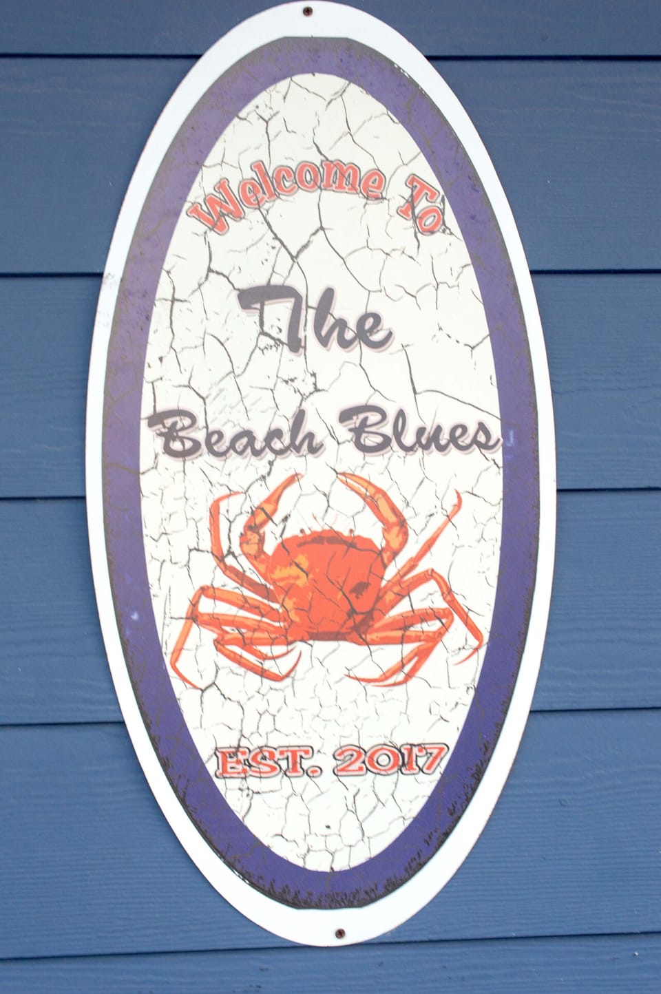 Welcome Signs on front of house
