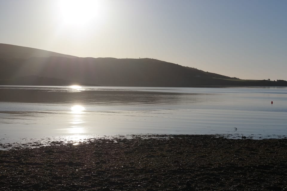 Looking over towards Bute in the early evening light