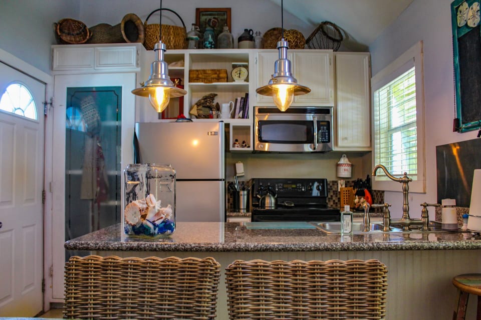 Fully stocked kitchen