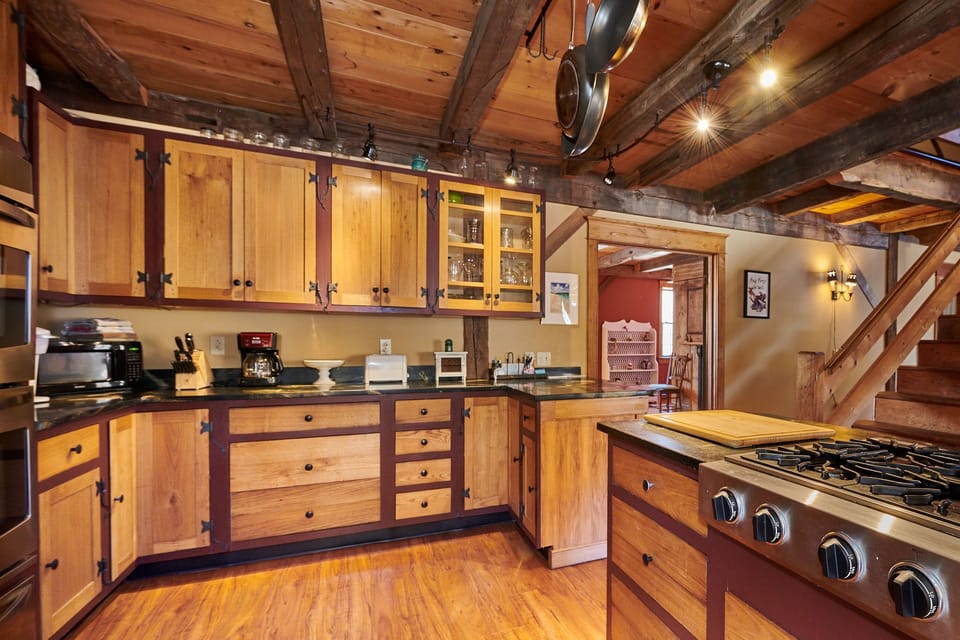 Enormous kitchen with everything you need to cook delicious meals.