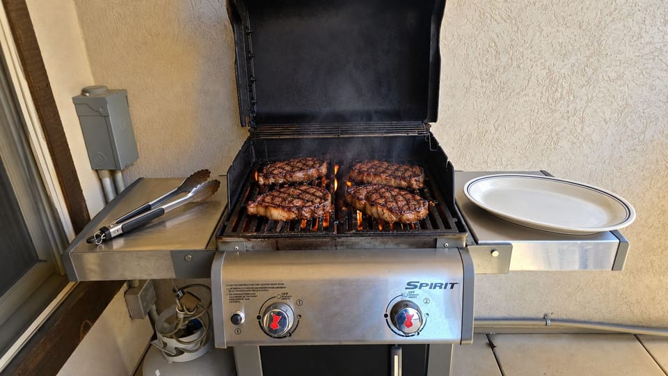 Steaks are ready! A proper protein load.