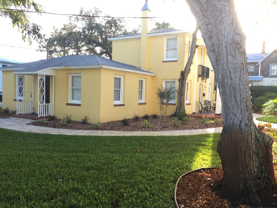 View of front entrance apartment 6