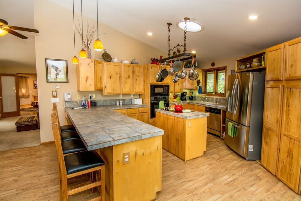 Well stocked kitchen