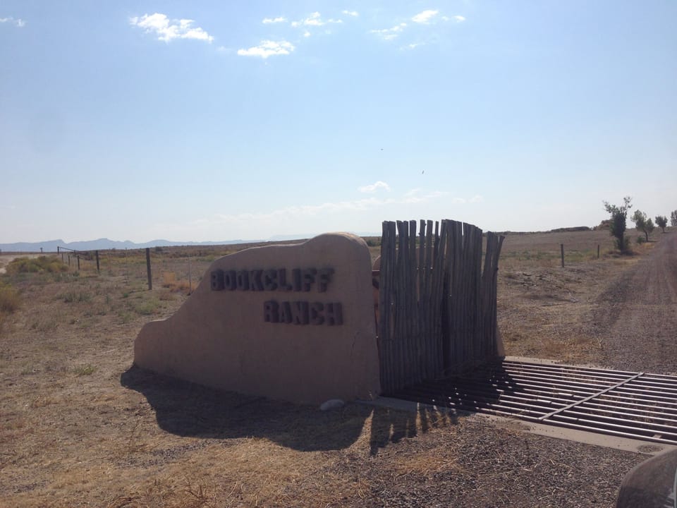 The entrance to The Bookcliff Ranch Casita