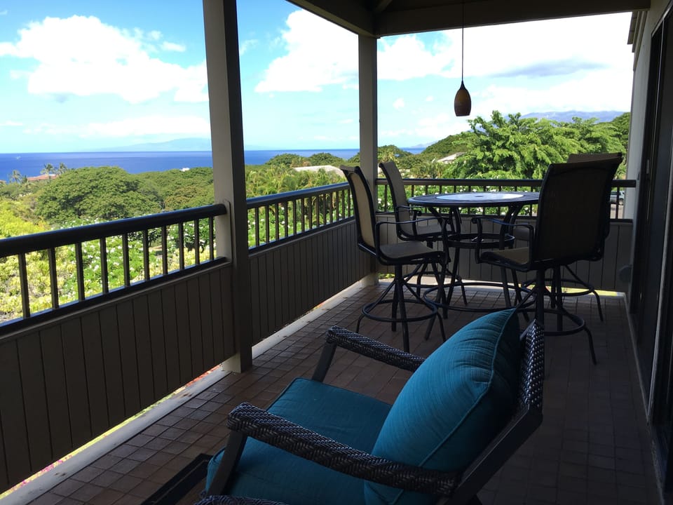 The best "room" in the unit...the lanai (patio)