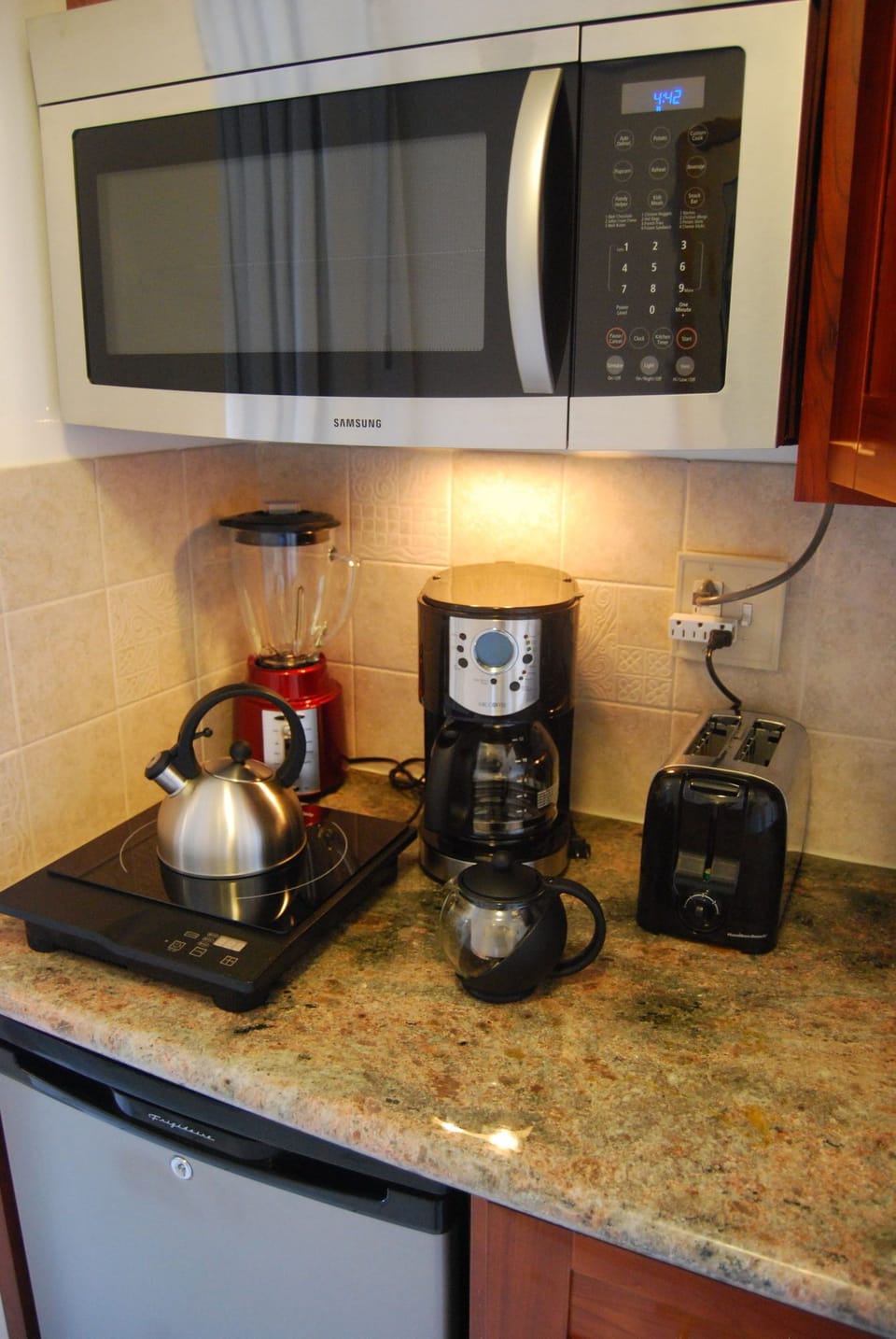 Fully equiped kitchenette