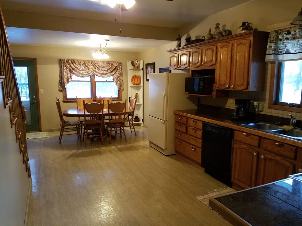 This is the kitchen/dining room