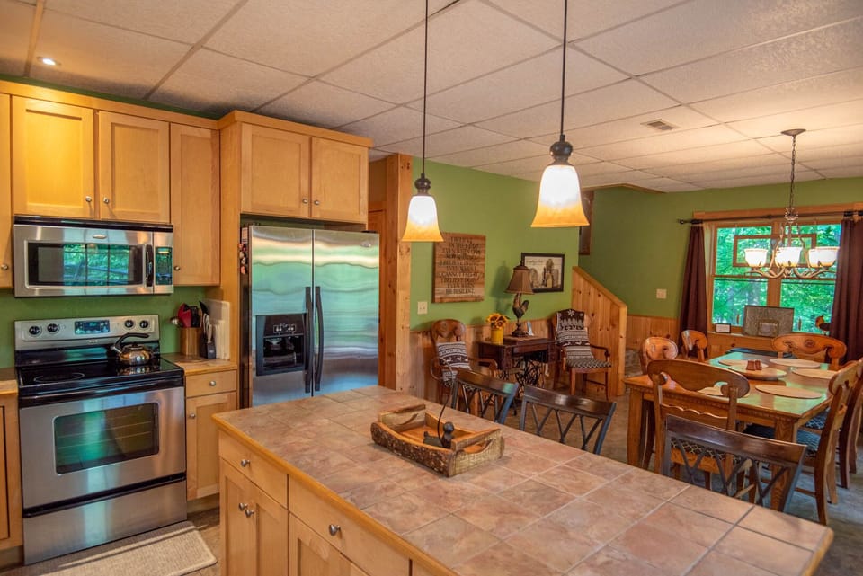 With stainless appliances...