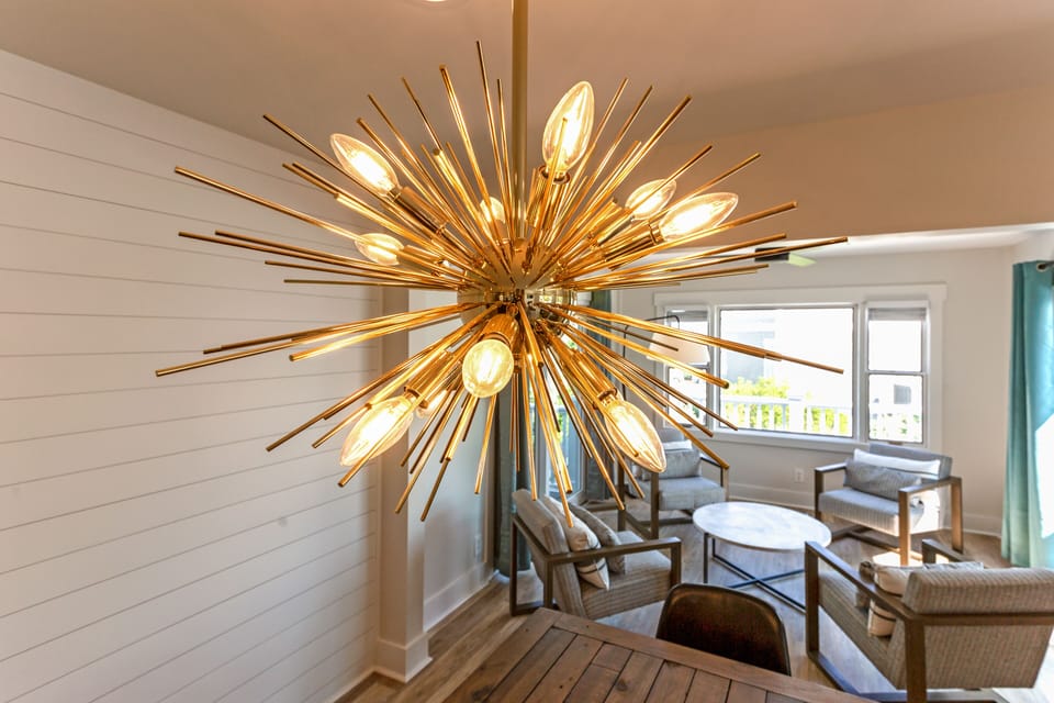 Dining table chandelier