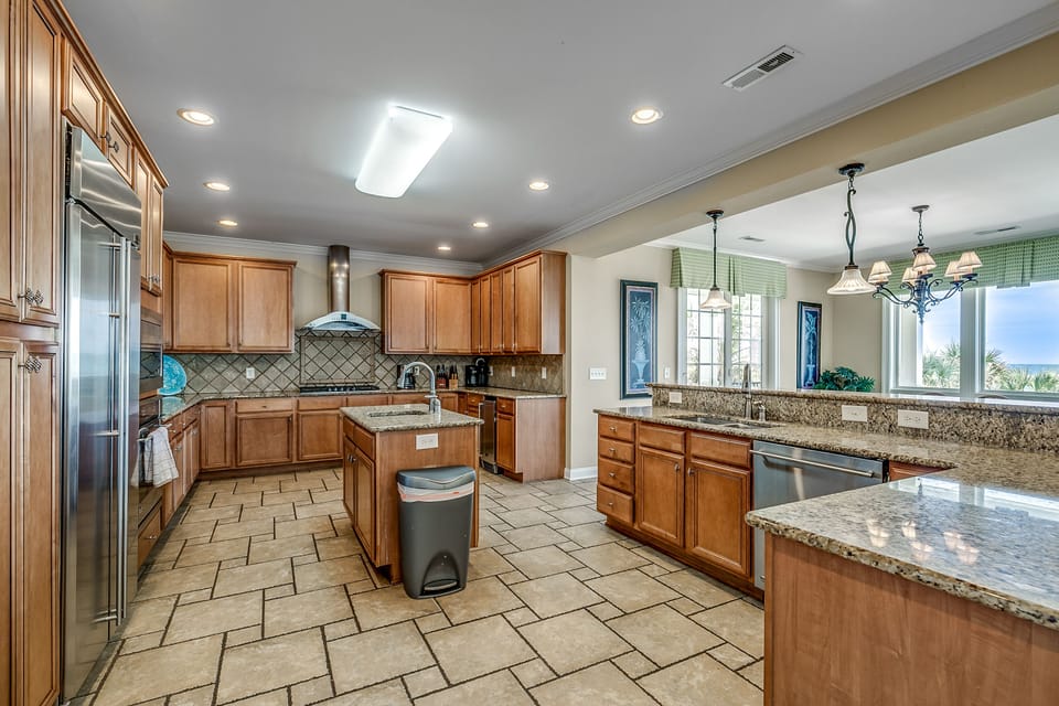 Spacious kitchen
