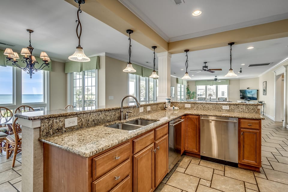 High-end appliances in the kitchen