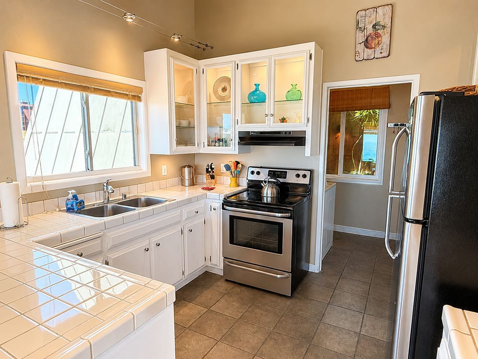 Lots of counter space & everything you need for - delicious meals