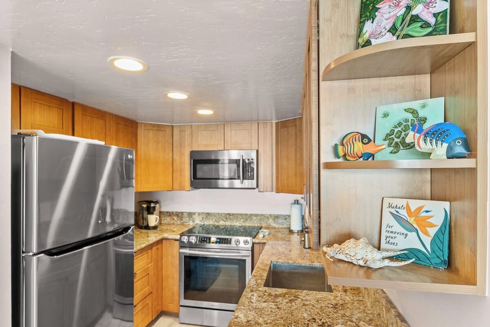fully stocked kitchen