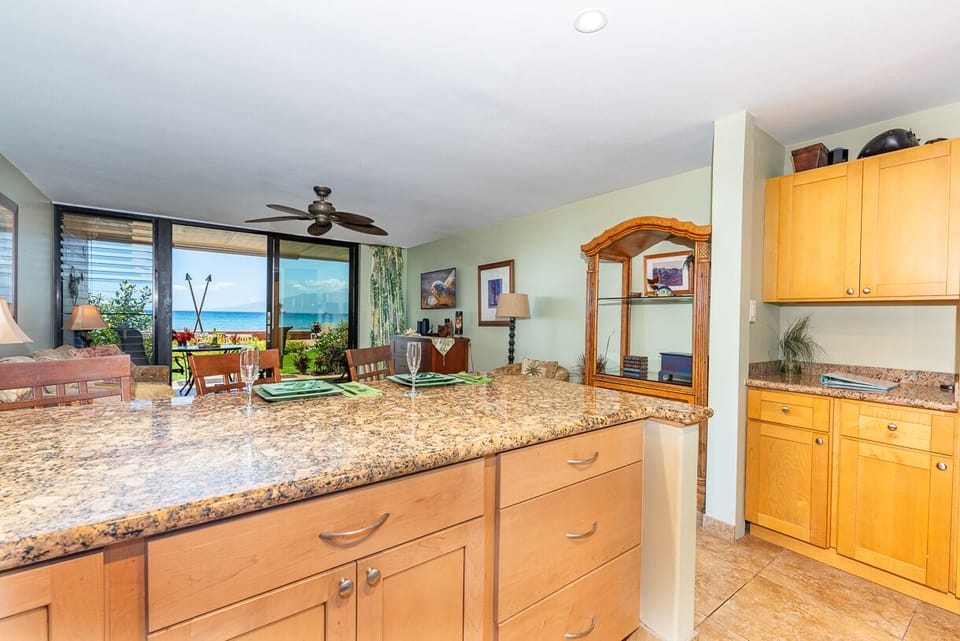 Large open concept kitchen