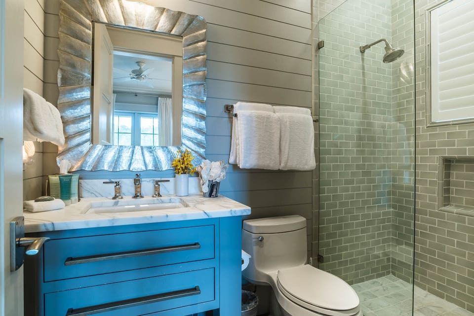 First Floor: King Bedroom Private Bathroom